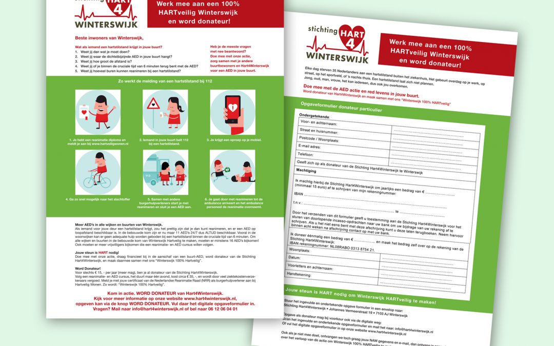 Hart4Winterswijk flyer donateursaktie